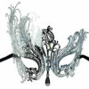 Metal Lace Look Mask High Side - Silver 2 Metal Lace Look Mask High Side - Silver -Disney Sales k7139sz 39857.1592308539
