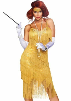 Dazzling Daisy Flapper Dress Woman Costume
