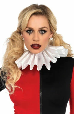 Harlequin Pleated Ruffle Collar