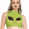 Womens Alien Crop Top -Disney Sales lga8281z 62275.1592310292