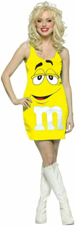 M&M's Yellow Tank Dress Adult