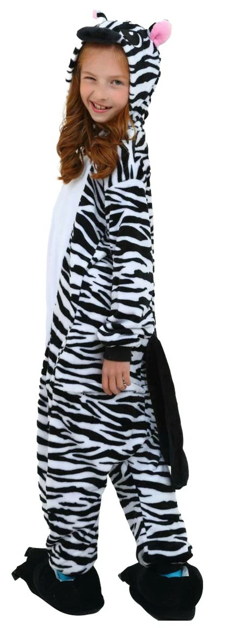 Wild Zebra Kid Onesie Costume 4 Wild Zebra Kid Onesie Costume - Image 2