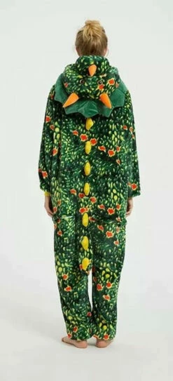 Green Triceratops Onesie Adults Costume -Disney Sales media 03489.1682100520