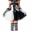 Jester B/W Woman Costume -Disney Sales media 04570.1600359846