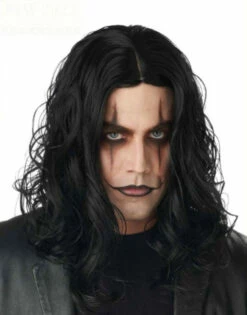 Dark Avenger Adult Black Wig