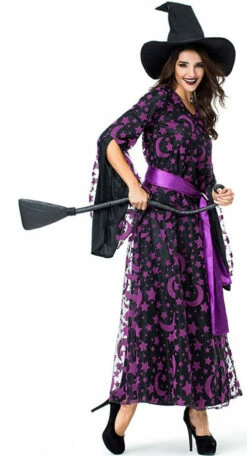 Purple Witch Women Premium Costume -Disney Sales media 09102.1623863370