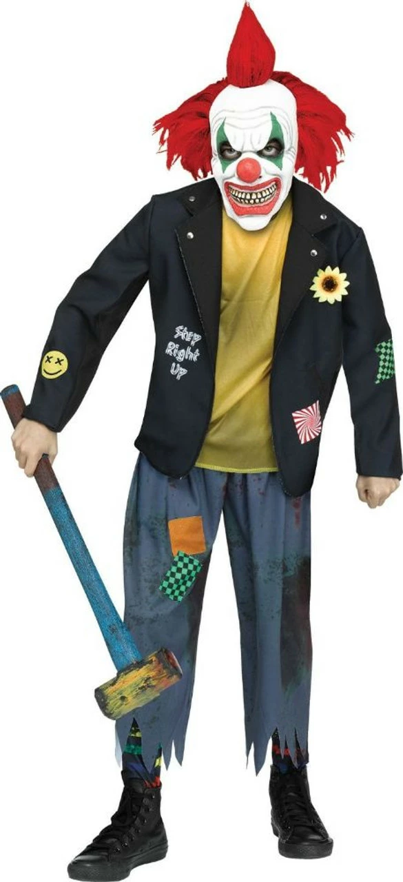 The Joker Clown Kids Costume 3 The Joker Clown Kids Costume