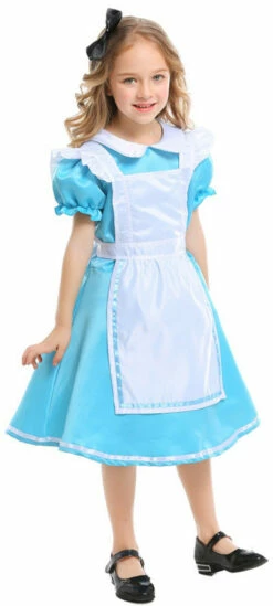 Alice In Wonderland Dress Girls Costume