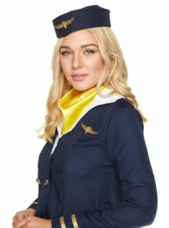 Flight Attendant Blue Women Costume -Disney Sales media 13667.1653504223