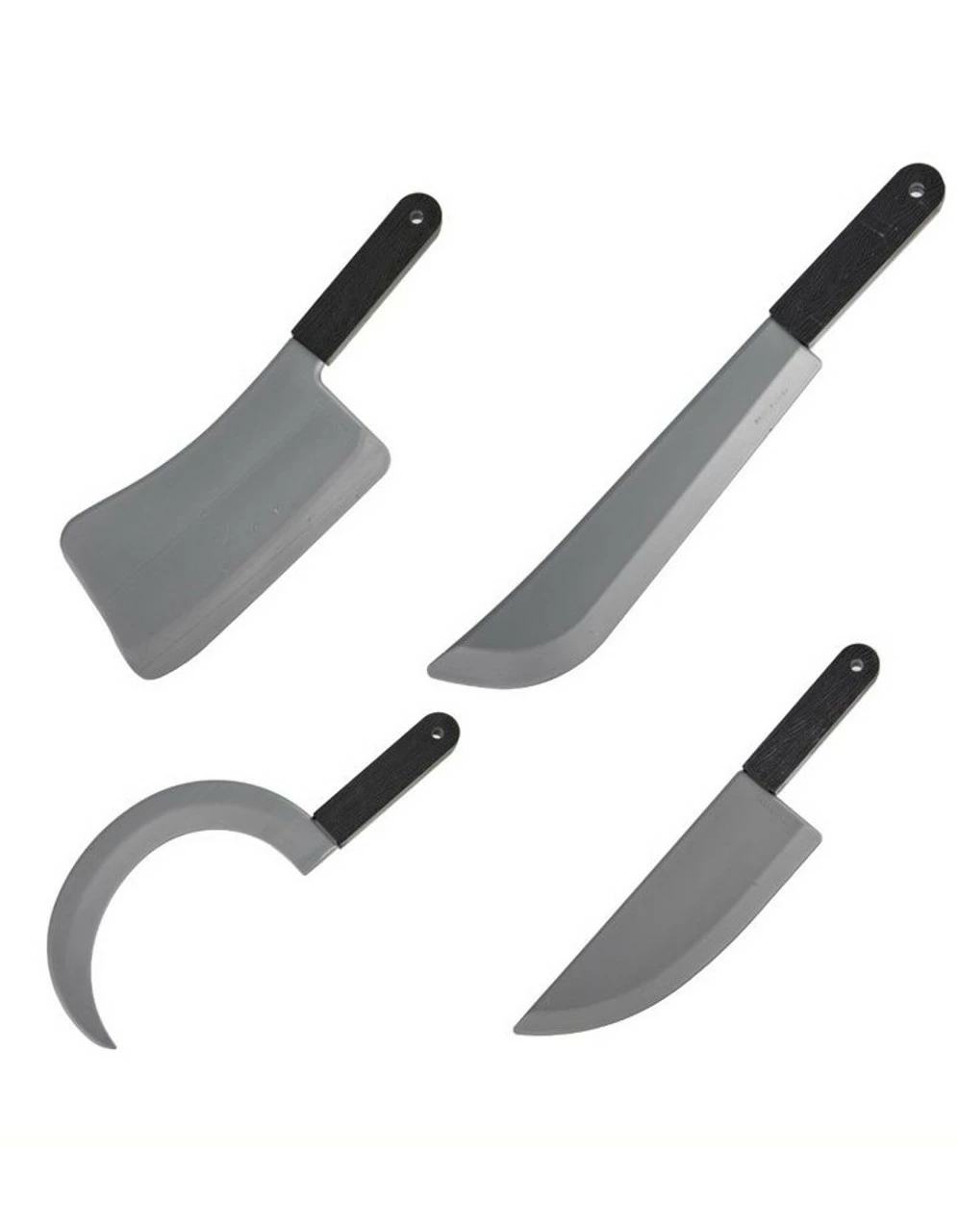 4 Assorted Butcher's Knives 3 4 Assorted Butcher's Knives