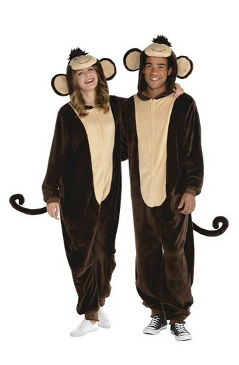 Monkey Zipster Adult Costume 3 Monkey Zipster Adult Costume