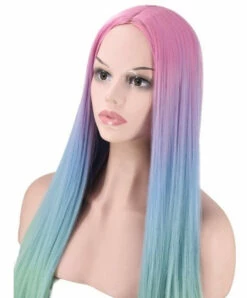 Rainbow Long Woman Wig -Disney Sales media 15649.1623861912