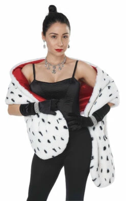 Dog Faux Dalmatian Stole Costume