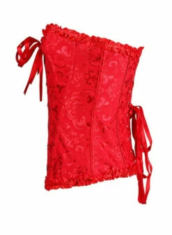 Lace Up Red Brocade Corset -Disney Sales media 20648.1673039317