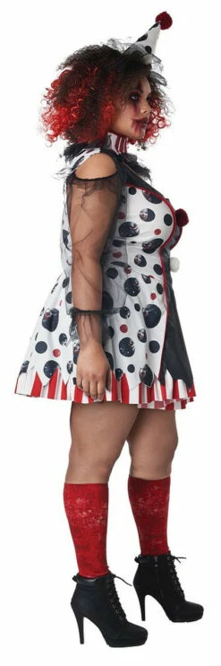 Twisted Clown Woman Plus Costume -Disney Sales media 21000.1657901065
