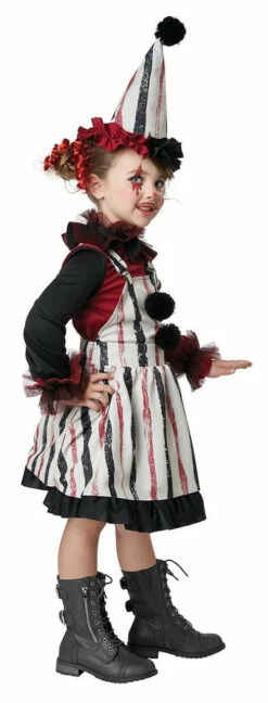 Clever Lil' Clown Toddler Girls Costume -Disney Sales media 21379.1653605917