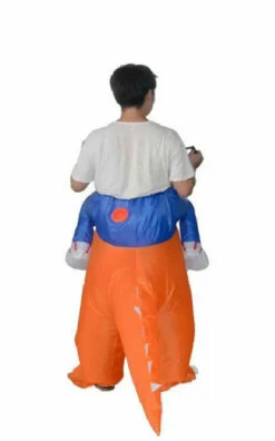 Inflatable Ride On Orange Dinosaur Costume For Adults -Disney Sales media 22501.1652376818