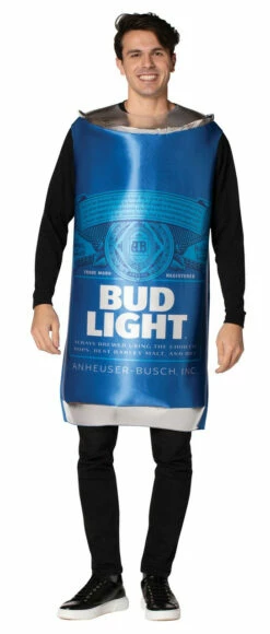 Bud Light Beer Can Man Costume