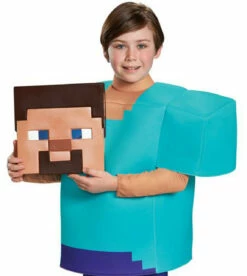 Minecraft Steve Classic Kids Costume -Disney Sales media 26324.1680556417