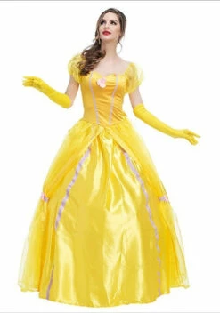 Belle Woman Costume Prestige -Disney Sales media 27553.1652907520