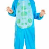 Happy Blue Monster Onesie Kids Costume -Disney Sales media 28129.1627597466