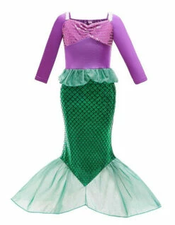 Purple Mermaid Girls Costume