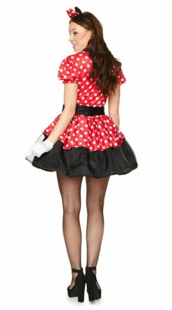 Mickey Mouse Miss Minnie Mouse Women Costume -Disney Sales media 31697.1677012518