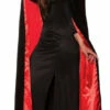 Velvet Hooded Cape Black With Red Lining -Disney Sales media 31804.1656963830