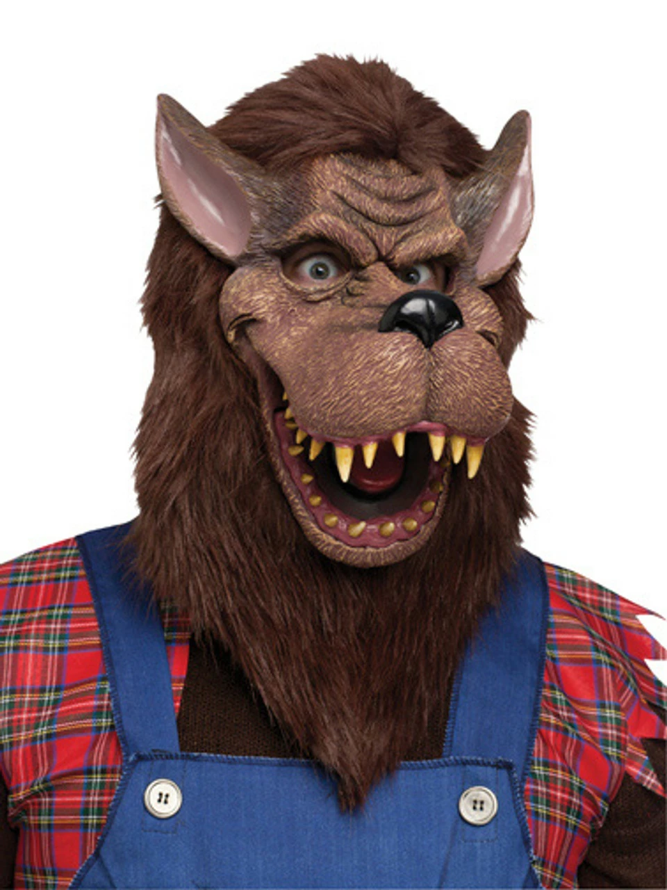 Adult Big Bad Wolf Mask - 1 Size 3 Adult Big Bad Wolf Mask - 1 Size