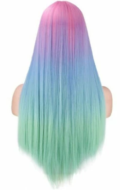 Rainbow Long Woman Wig -Disney Sales media 35342.1623861912