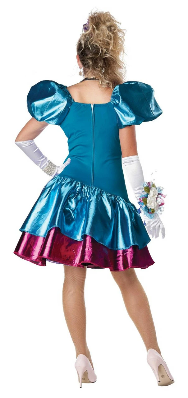 80's Party Dress Womens Costume 4 80's Party Dress Womens Costume - Image 2