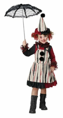 Clever Lil' Clown Toddler Girls Costume