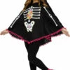 Poncho Day Of The Dead Girls Costume -Disney Sales media 41039.1600359844