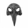 Black Raven Venetian Mask