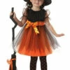 Orange Witch Girls Costume -Disney Sales media 47132.1653080215