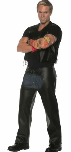 Highway Biker Leather Costume
