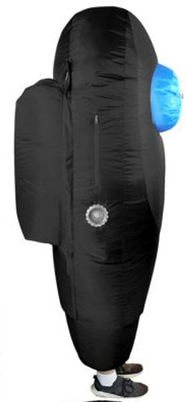 Among Us Black Inflatable Kids Costume 4 Among Us Black Inflatable Kids Costume - Image 2