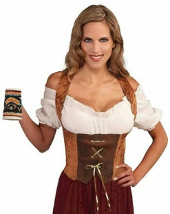 Corset Top Brown