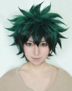 My Hero Academia Manga Izuku Green Wig