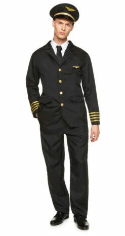 Airline Pilot Men Costume -Disney Sales media 58708.1654704517