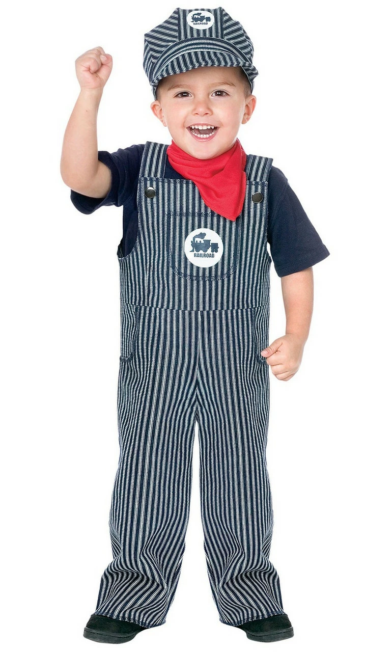 Train Engineer Thomas Toddler Costume 3 Train Engineer Thomas Toddler Costume