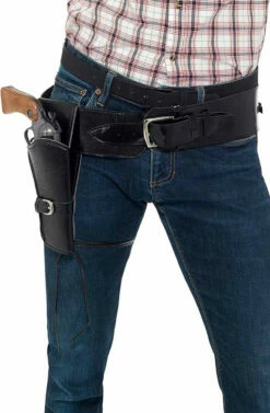 Faux Leather Holster With Belt