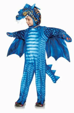 Blue Dragon Toddler Kids Costume