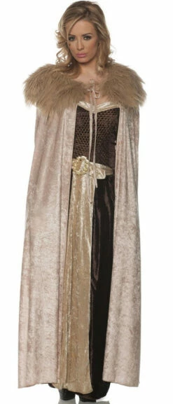 Full Length Renaissance Cape Beige