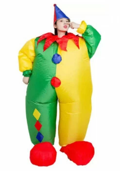 Inflatable Circus Clown Adult Costume
