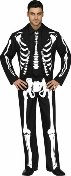 Skeleton Suit Adult Costume