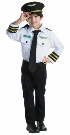 Child Pilot Deluxe Costume