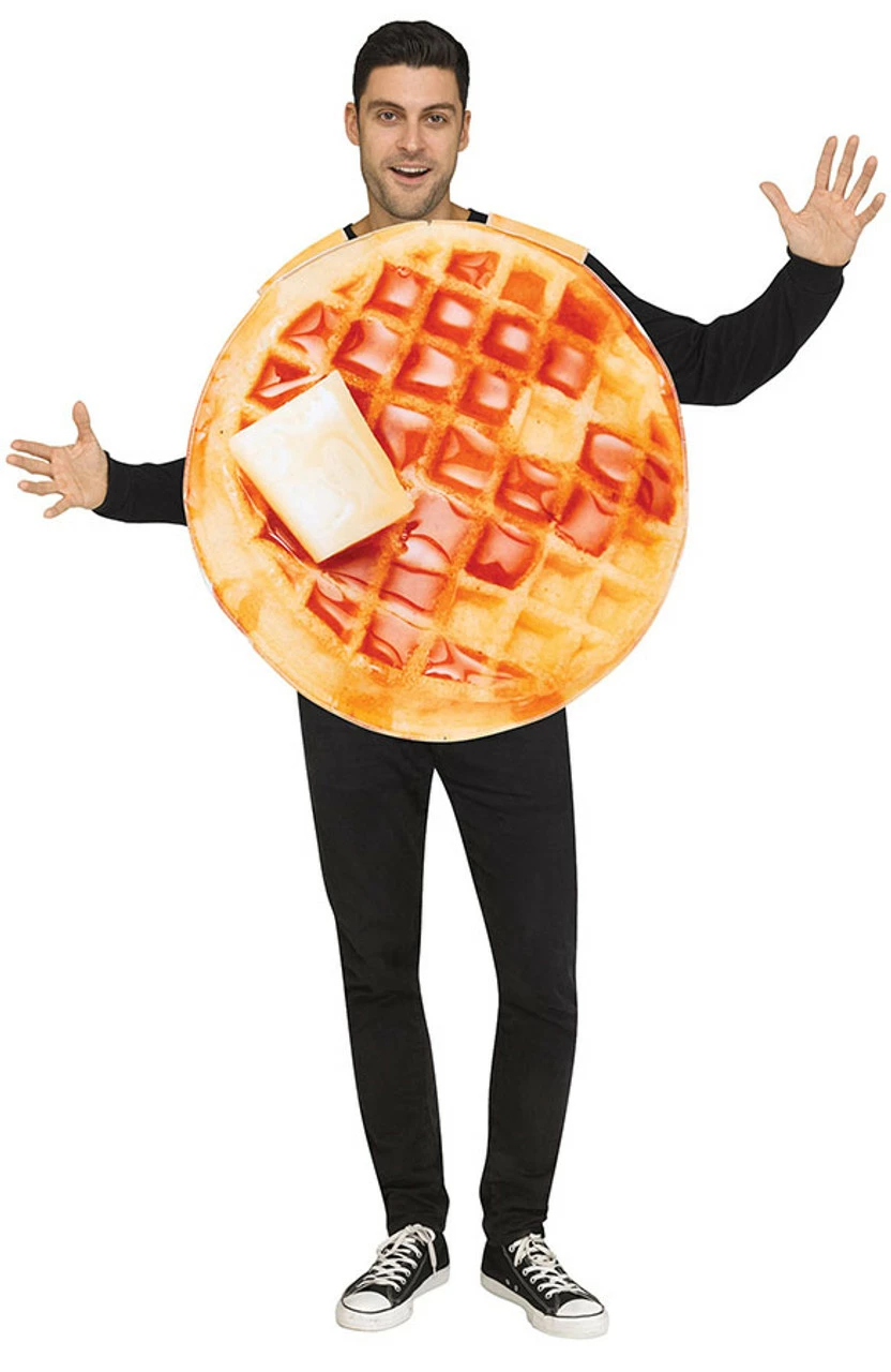 Waffle Adult Costume 4 Waffle Adult Costume - Image 2