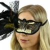 Venetian Isabella Mask With Tulle And Feather -Disney Sales media 74499.1682621799