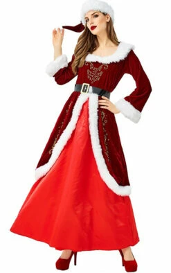 Mrs Santa Women Costume -Disney Sales media 76546.1652992717